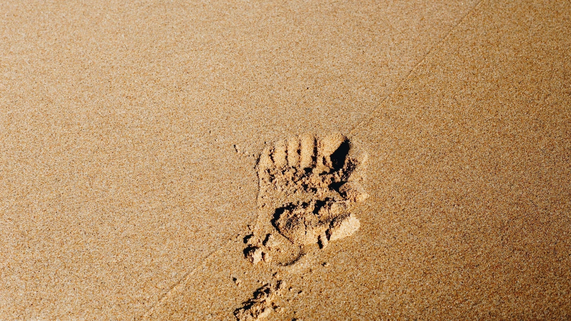 Footprint in the Sand