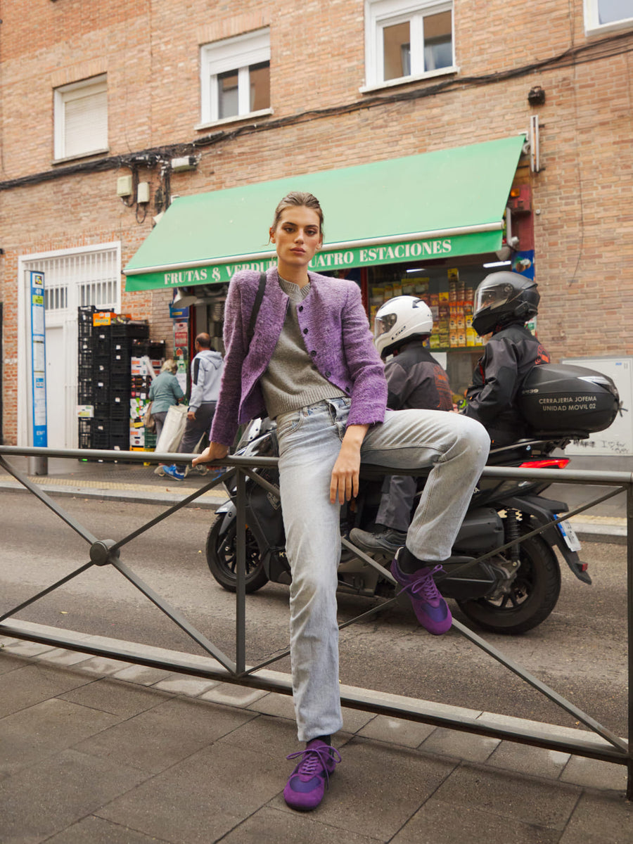Purple Barellina - Barefoot Sneakers