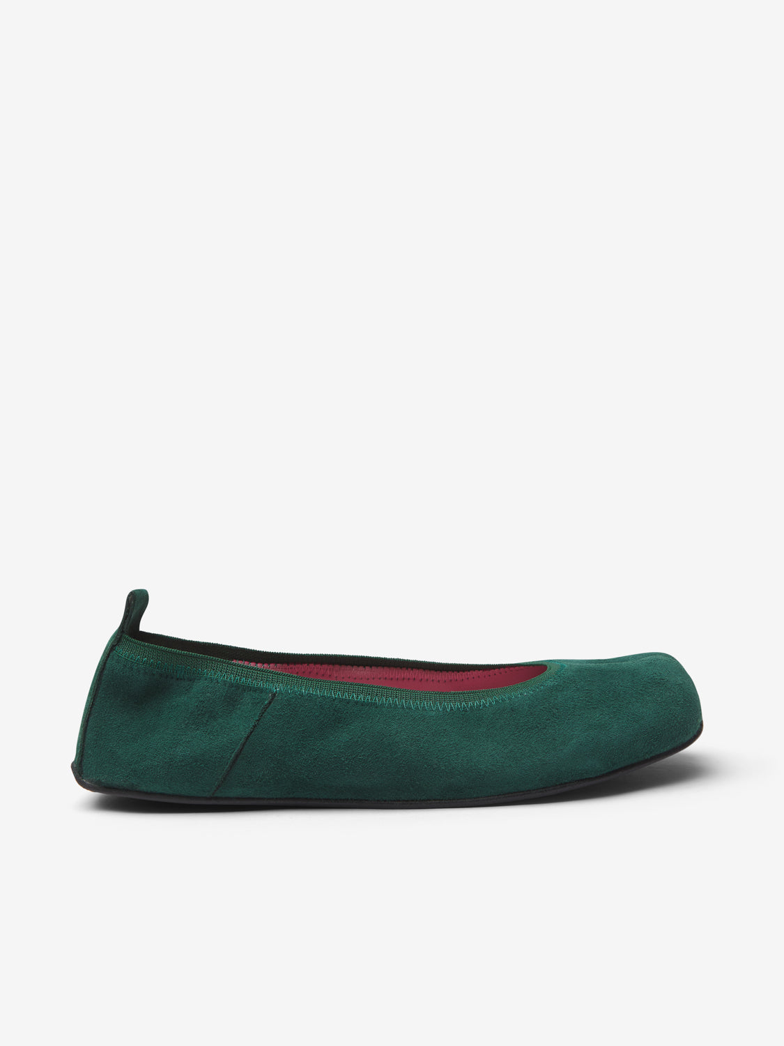 Green barefoot ballerinas
