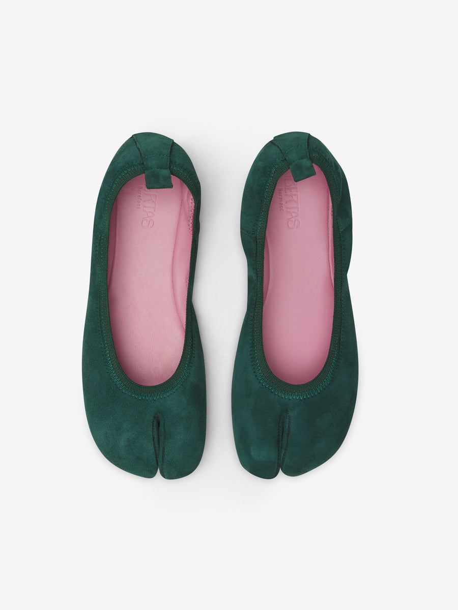 Bailarinas barefoot verdes
