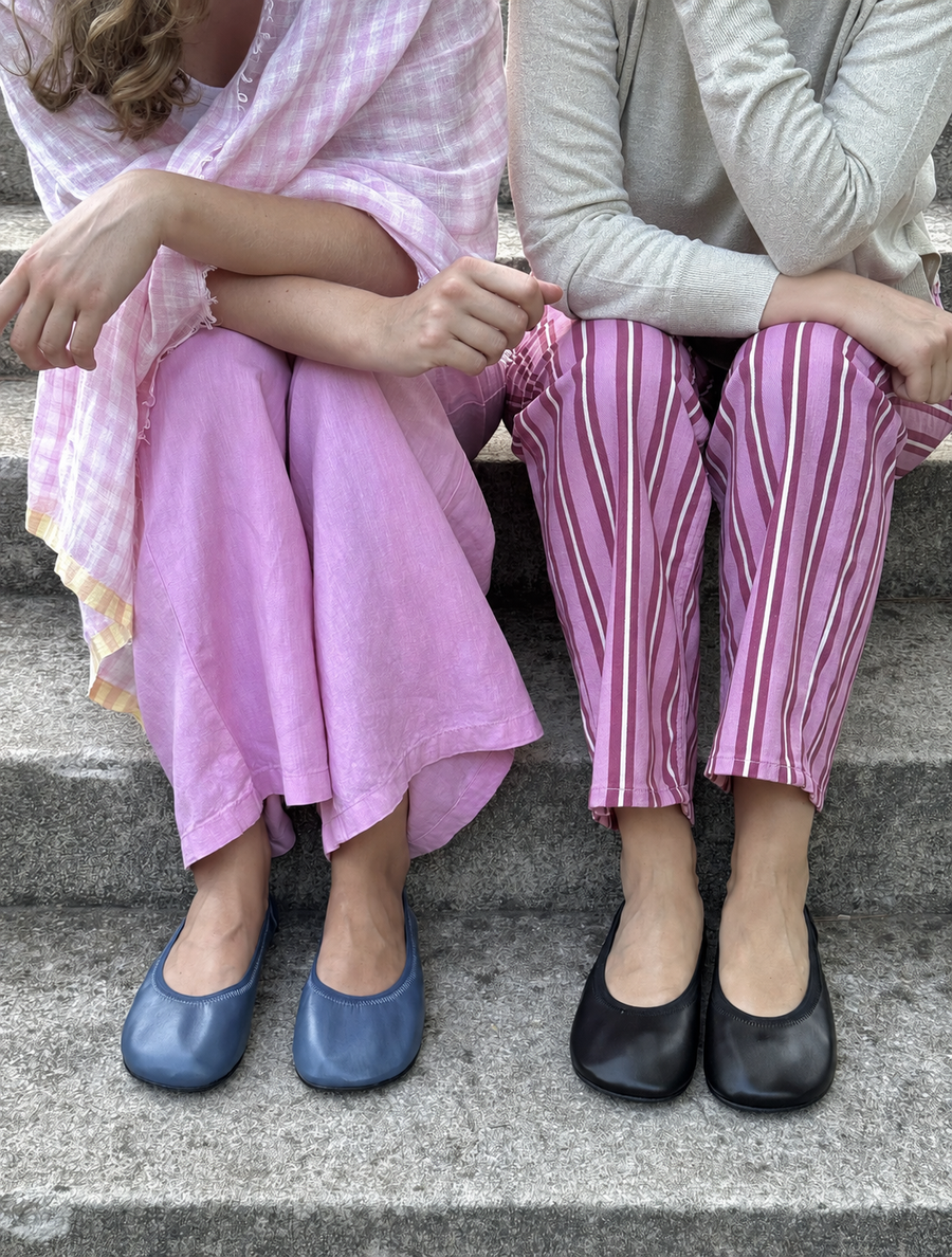 Blue Jeans Barefoot ballerinas