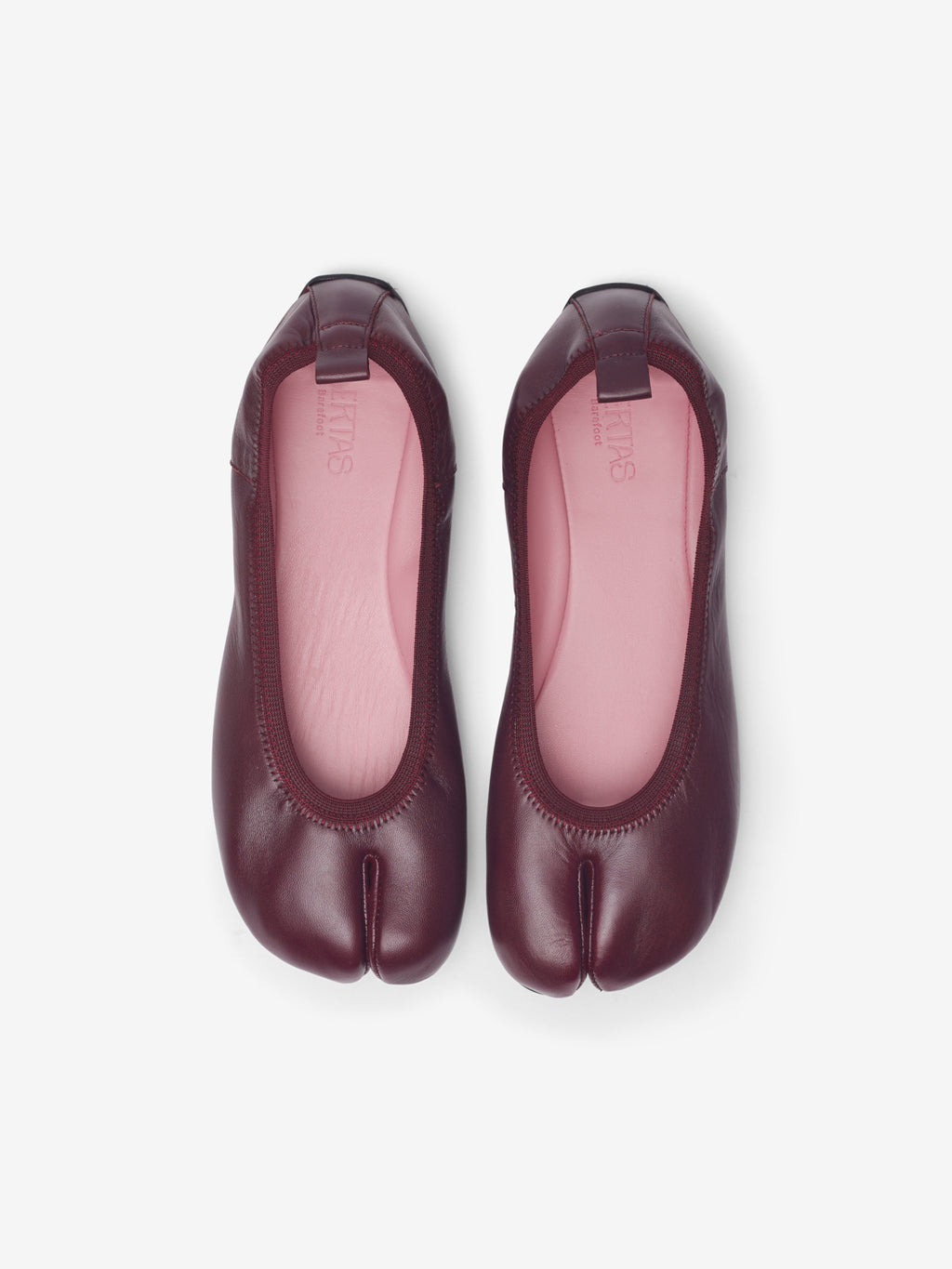 Wine barefoot ballerinas