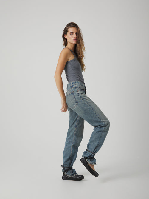 Black barefoot ballerinas