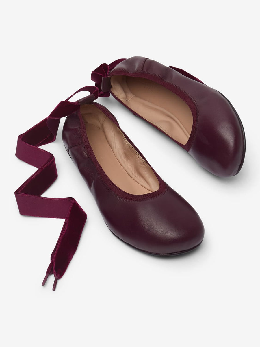 Bailarinas barefoot granate