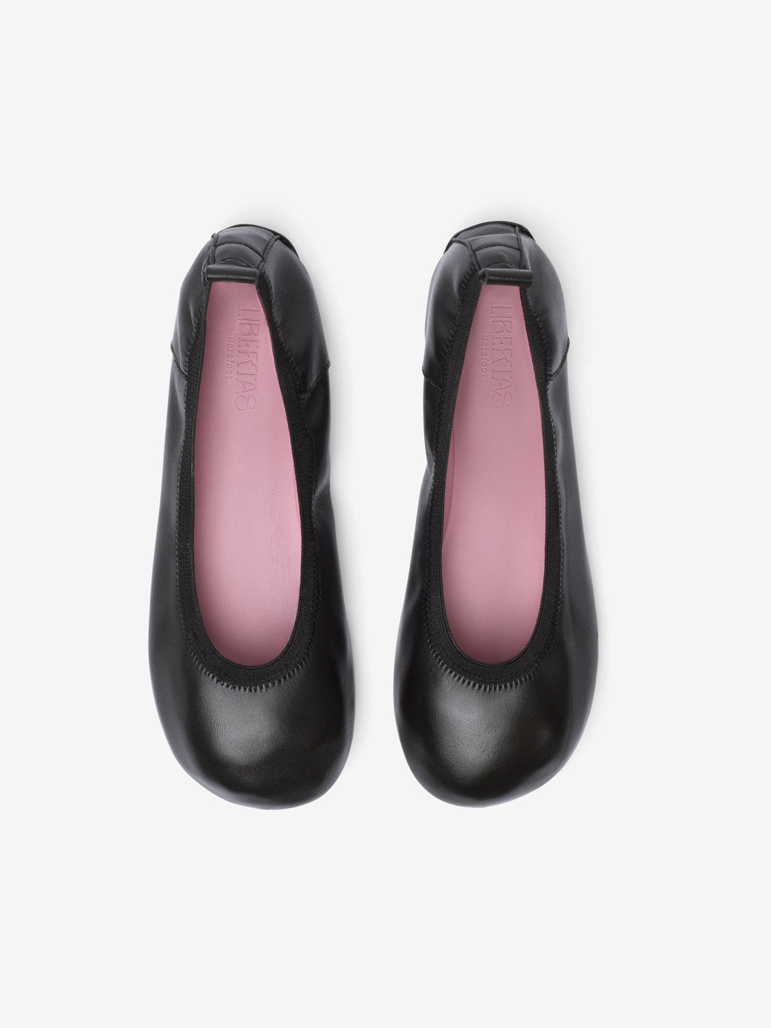 Black Barefoot ballerinas
