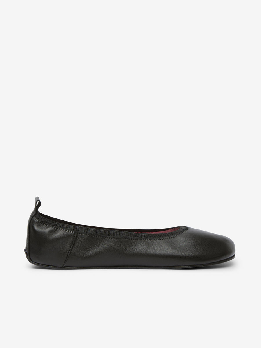 Black Barefoot ballerinas