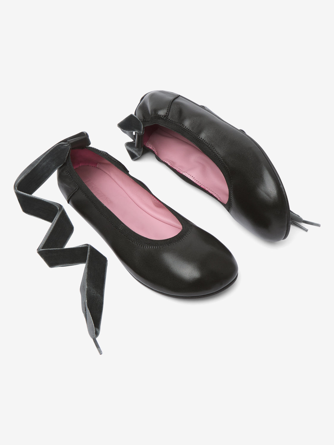Black Barefoot ballerinas
